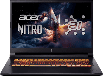 Portátil Haus Mobil 24 ® com design futurista e teclado retroiluminado.