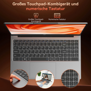 ACEMAGIC 15,6 Zoll, AMD Ryzen 7 5700U, 16 GB DDR4, 512 GB SSD Gaming Notebook