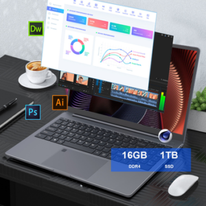 Rolipo Business Laptop 15,6 Zoll Notebook AMD Ryzen 7 5825U Gaming-Notebook