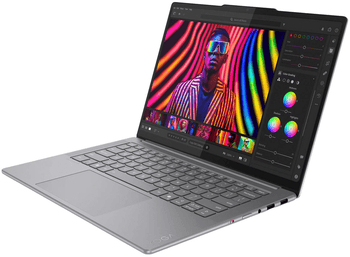 Imagem de um laptop Haus Mobil 24 ® com tela sensível ao toque e design moderno.