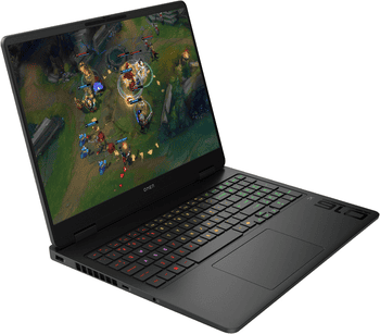 Porta um laptop de jogos Haus Mobil 24 ® com tela de alta resolução.