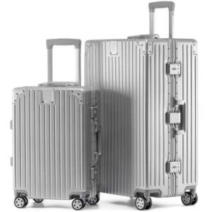 KOFA Kofferset ZURICH, , Hartschalen Trolley), 55cm + 75cm, Alu-Rahmen & Polycarbonat-Hartschale, TSA Schloss
