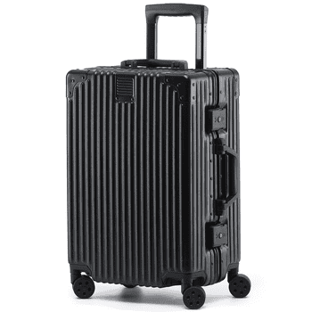 KOFA Handgepäckkoffer GENEVA, 55cm Alu-Rahmen & Polycarbonat-Hartschale, 4 Rollen, TSA Schloss