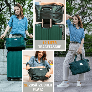 VALLSERO Trolleyset LG2 Hartschalen-Koffer set Rollkoffer, Reisekoffer, , Handgepäck 4 Rollen, ABS-Material, TSA Zollschloss, 6-teiliges Set – Bild 3