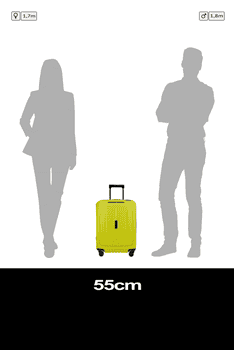 Samsonite Hartschalen-Trolley ESSENS, verschiedene Größen und Farben, 4 Rollen, Reisekoffer Hartschalenkoffer Koffer für Flugreisen TSA-Schloss