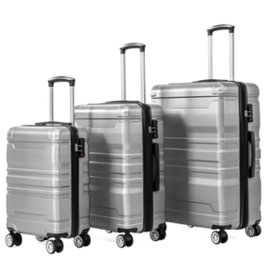 Merax Trolleyset, , Hartschalenkofferset, TSA-Schloss, Doppelrollen
