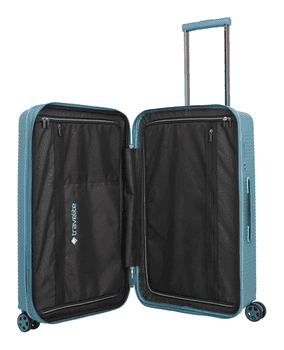 travelite Hartschalen-Trolley ROOMER Trunk, in zwei Größen und verschiedenen Farben, 4 Rollen, Reisegepäck Hartschalen-Koffer TSA-Schloss Trunk Trolley M und L - Image 2