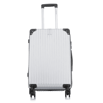 yonsly Hartschalen-Trolley Reisekoffer ABS Hartschalen Trolley, Rollkoffer Handgepäck, 4 Rollen, Sicherheitsschloss, Weichem Gummigriff,56/66/76 cm, 45/69/99 L – Bild 2