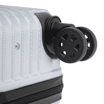 yonsly Hartschalen-Trolley Reisekoffer ABS Hartschalen Trolley, Rollkoffer Handgepäck, 4 Rollen, Sicherheitsschloss, Weichem Gummigriff,56/66/76 cm, 45/69/99 L – Bild 5