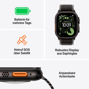 Apple Watch Ultra 3 GPS + Cellular 49mm Smartwatch , 1-tlg.