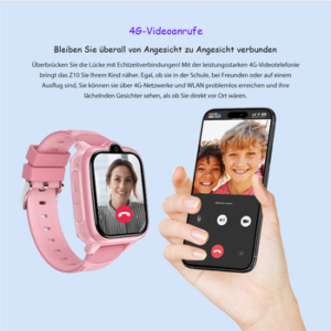 blackview Z10 Kinder Smartwatch mit 4G GPS: SOS, Videoanruf, Schulmodus, IP67 Smartwatch , 1,83", 8GB, GPS+LES+WiFi, 4G-LTE, IP67, SOS, Bluetooth