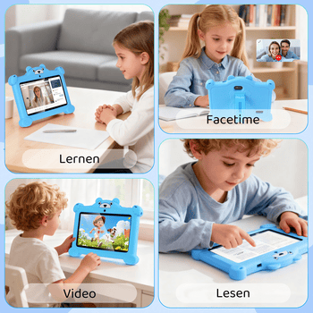 oyajia 7 Zoll mit Robuster Hülle, 4GB+64GB, WiFi Bluetooth IPS HD Android 15 Tablet – Bild 2