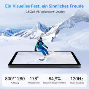 TABWEE T80 Android 16 WLAN 10-Zoll-Tablet mit 64/128 GB Tablet