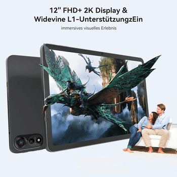 blackview 12 " Mega2 Android 15 4G LTE 2,4K 8GB/12GB+256GB Tablet , 2.4K, Android 15, 9000mAh, LTE) – Bild 2