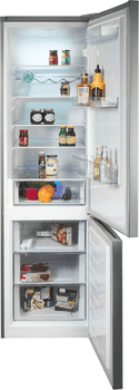 BEKO Kühl-/Gefrierkombination RCSA406K60XBN, 202,5 cm hoch, 59,5 cm breit, Kein manuelles Abtauen mehr dank automatischer Abtauung