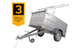 Anhänger mit Deckel Garden Trailer 200 KIPP 200×106 cm 750 kg-Neu