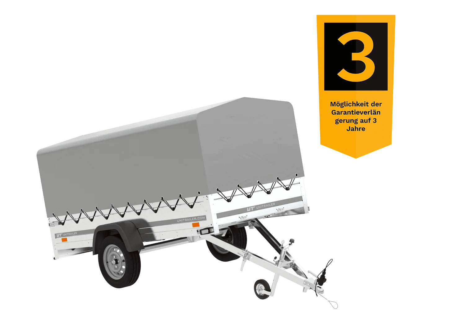 Einachsiger Anhänger Unitrailer Garden Trailer 264 KIPP-Neu – Bild 2