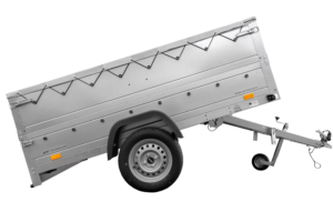 Faltbarer Pkw Anhänger Garden Trailer 230 KIPP mit zusätzlichen Bordwänden, Stützrad, Flachplane und Planenträgern]-Neu